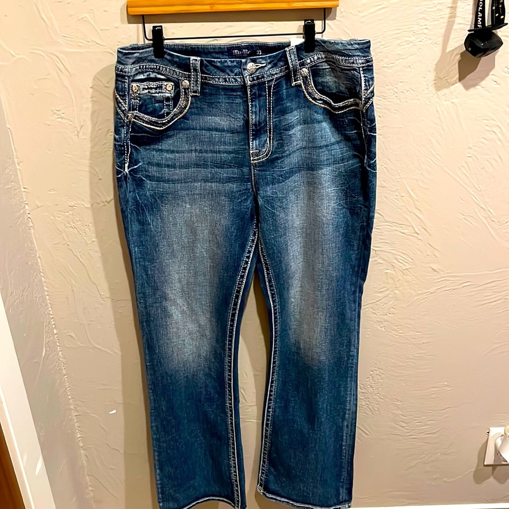 Brand New With Tags! Miss Me Curvy Boot Jeans Size 33